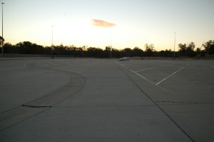 ... and that's us down the back