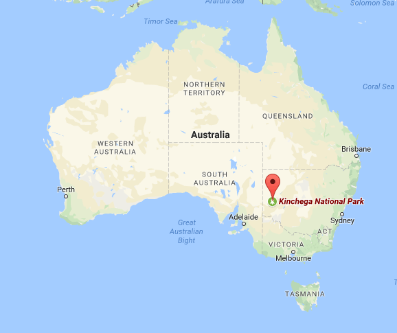 Kinchega Map