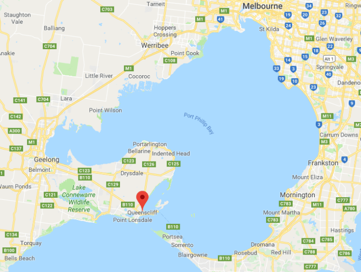 Port Phillip Bay Map Heads