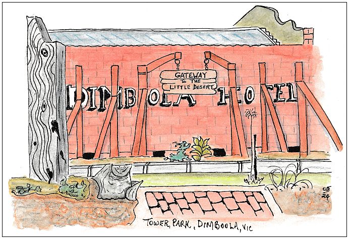 Renmark Round Trip – Sketches of Dimboola – itchingforhitching